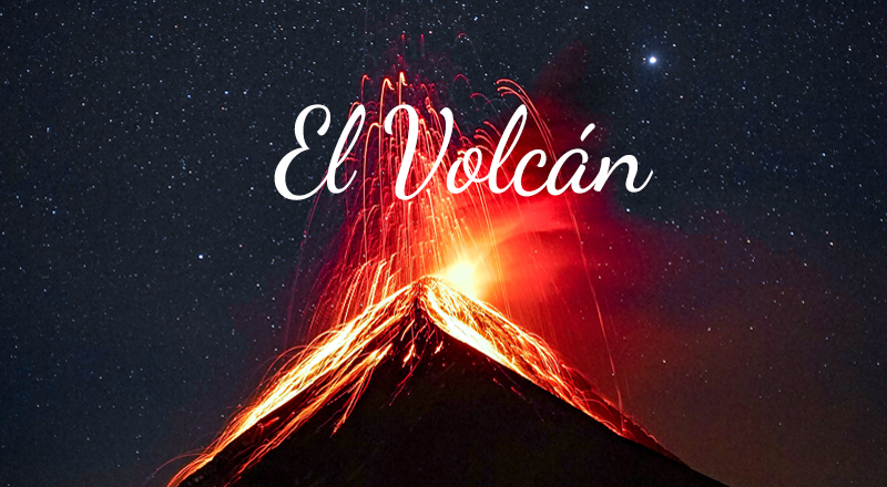 El volcán